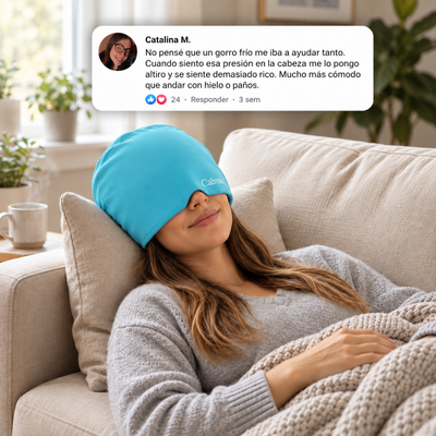 Calmía™ | Gorro de Gel Frío para Migraña